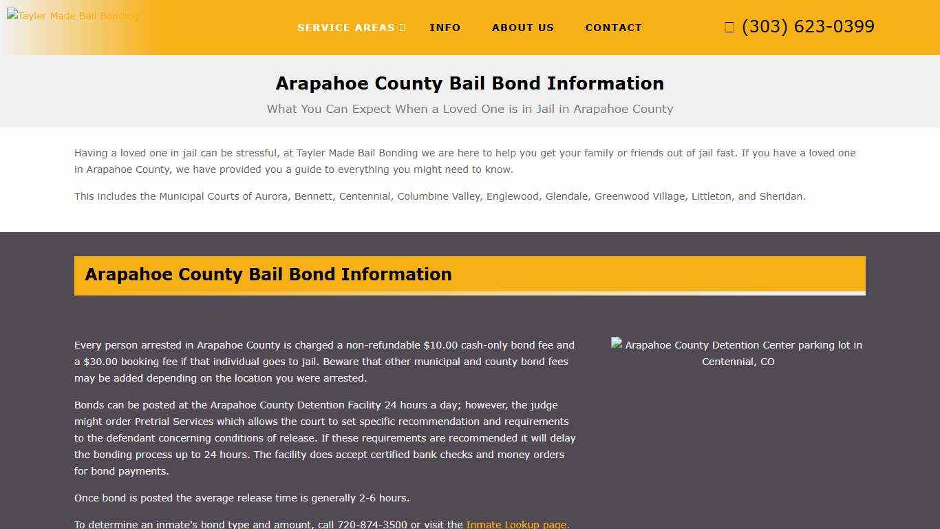 Arapahoe County Tayler Made Bail Bonding